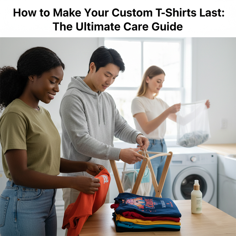 How to Make Your Custom T-Shirts Last: The Ultimate Care Guide